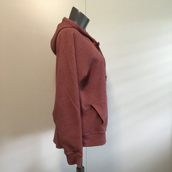 Lululemon Catch A Moment Zip Hoodie Heathered Merlot Size 12 - Picture 3 of 16